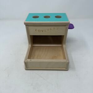 Lovevery Montessori Peg Drop Box - No Pegs included